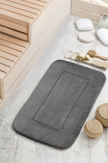 Welsofft Kaydırmaz Banyo Paspası 50x80cm | Gri |