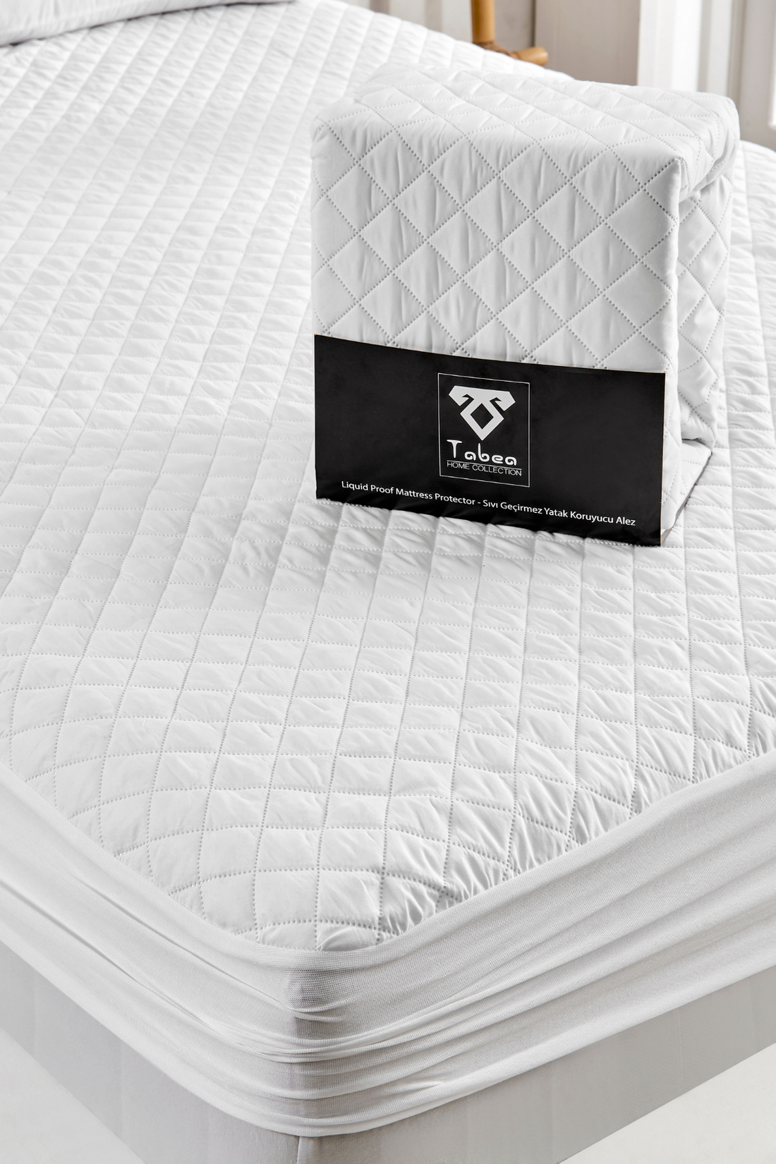 Premium Kapitoneli Fitted Sıvı Geçirmez Antibakteriyel Alez