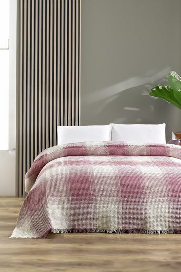 Dama Model - Pudra Çift Kişilik Pike 200x230