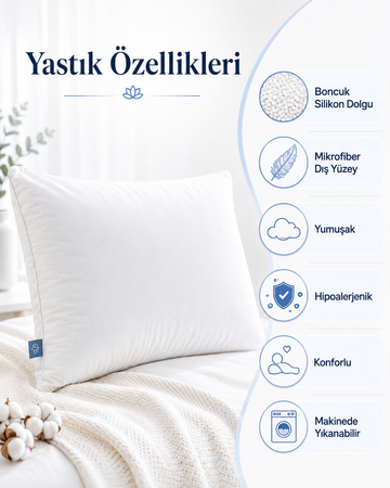 Hipoalerjenik Micro Silikon Yastık